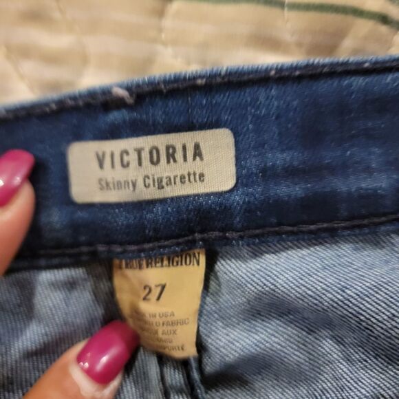 True Religion "Victoria" skinny cigarette jeans (27) - Picture 6 of 9